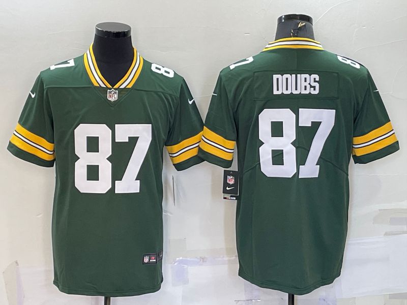 Men Green Bay Packers #87 Doubs Green 2022 Nike Limited Vapor Untouchable NFL Jersey->green bay packers->NFL Jersey